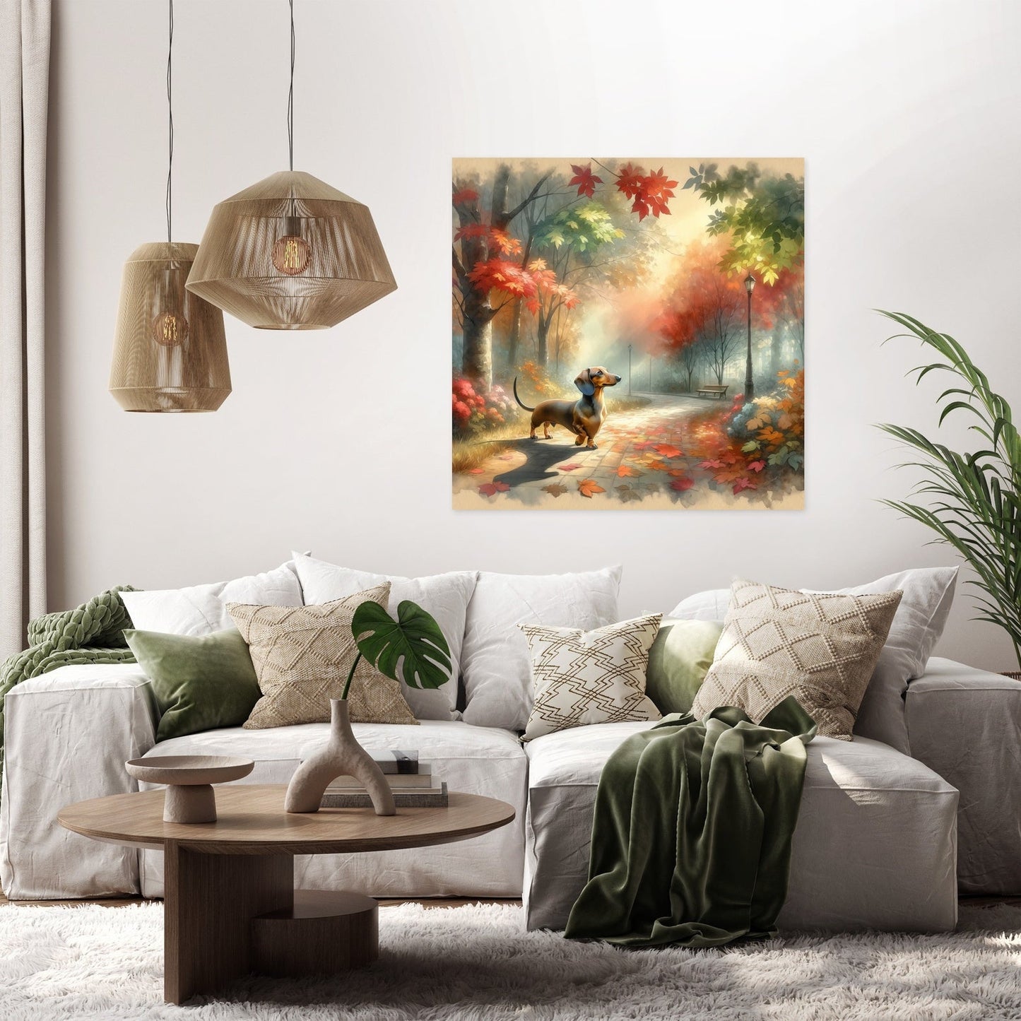 Autumn Stroll Canvas