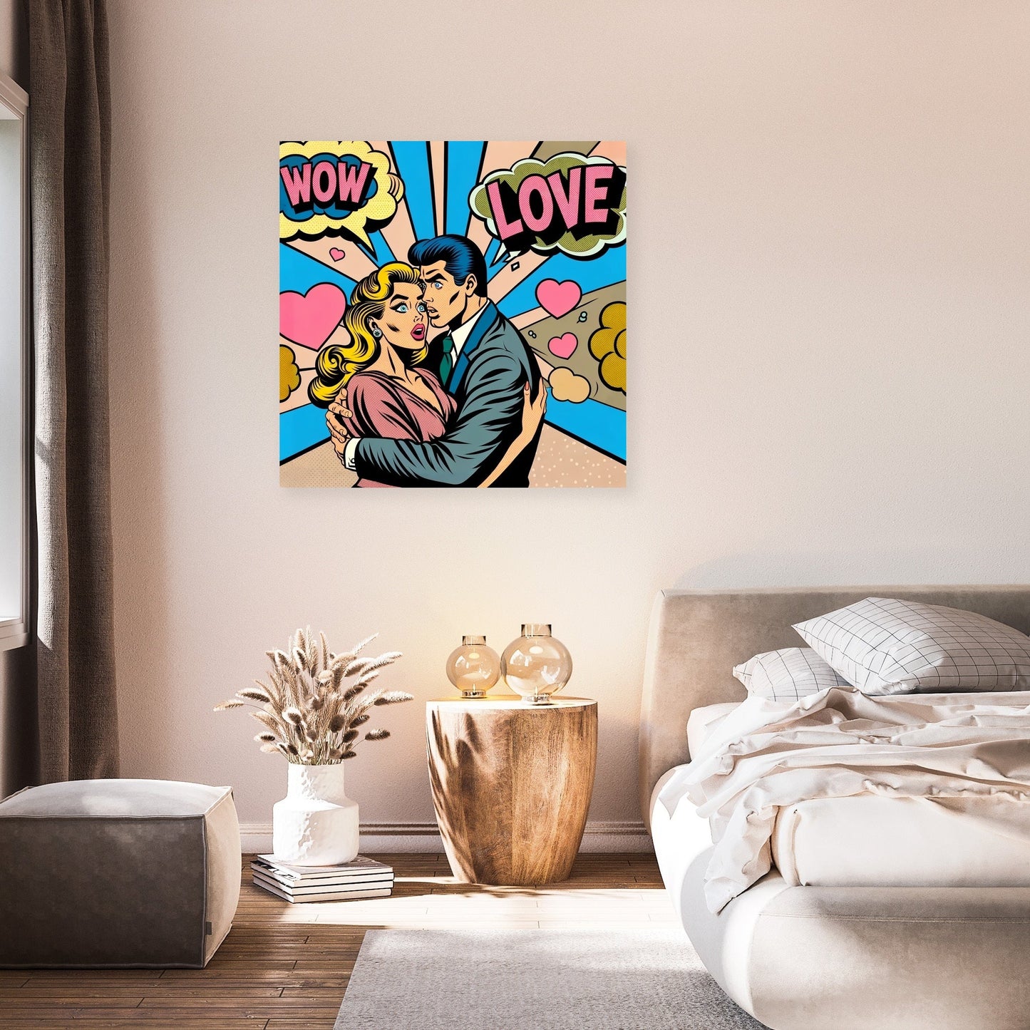 Comic Romance Canvas