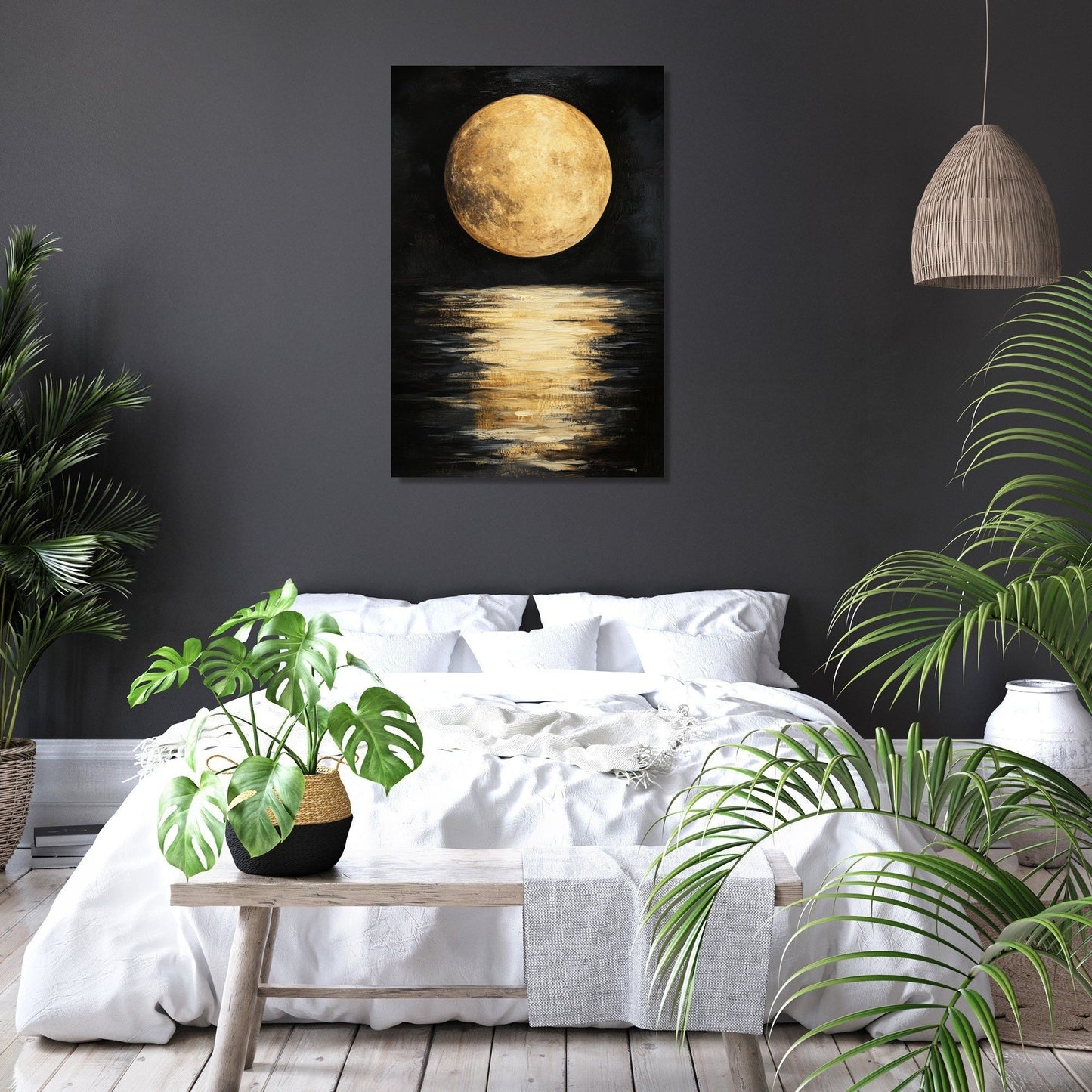 Moonlit Serenity Expression Canvas