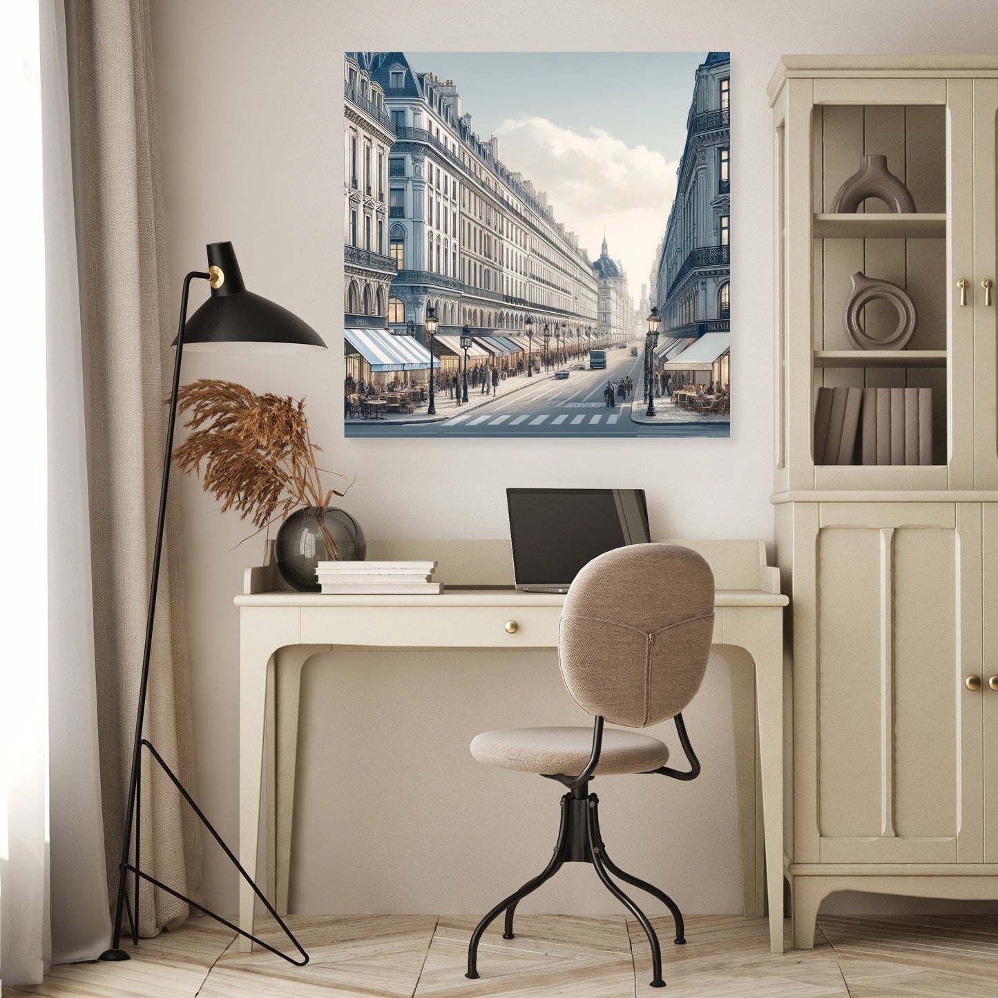 Rue de Rivoli Paris Canvas