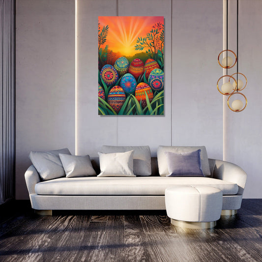 Sunrise Egg Canvas