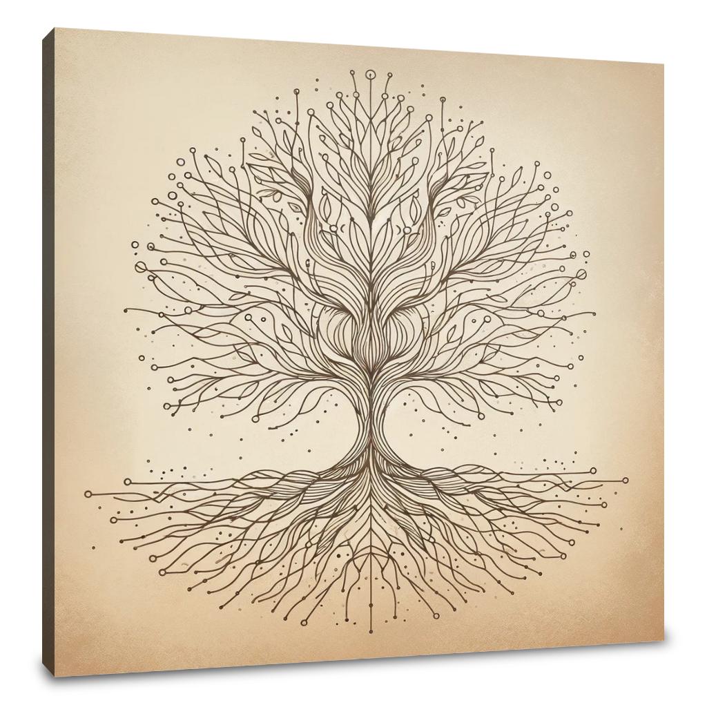 Interwoven Life Canvas