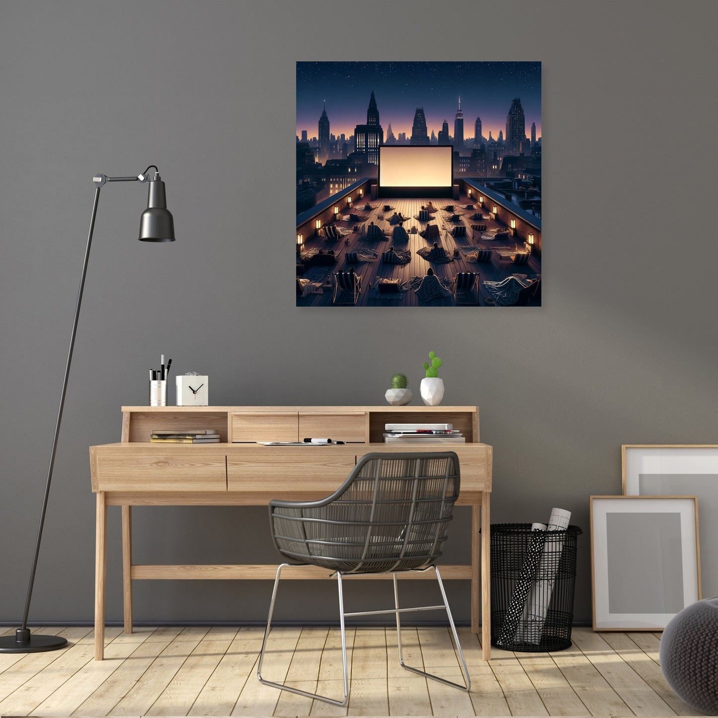 Rooftop Cinema Summer Nights Canvas