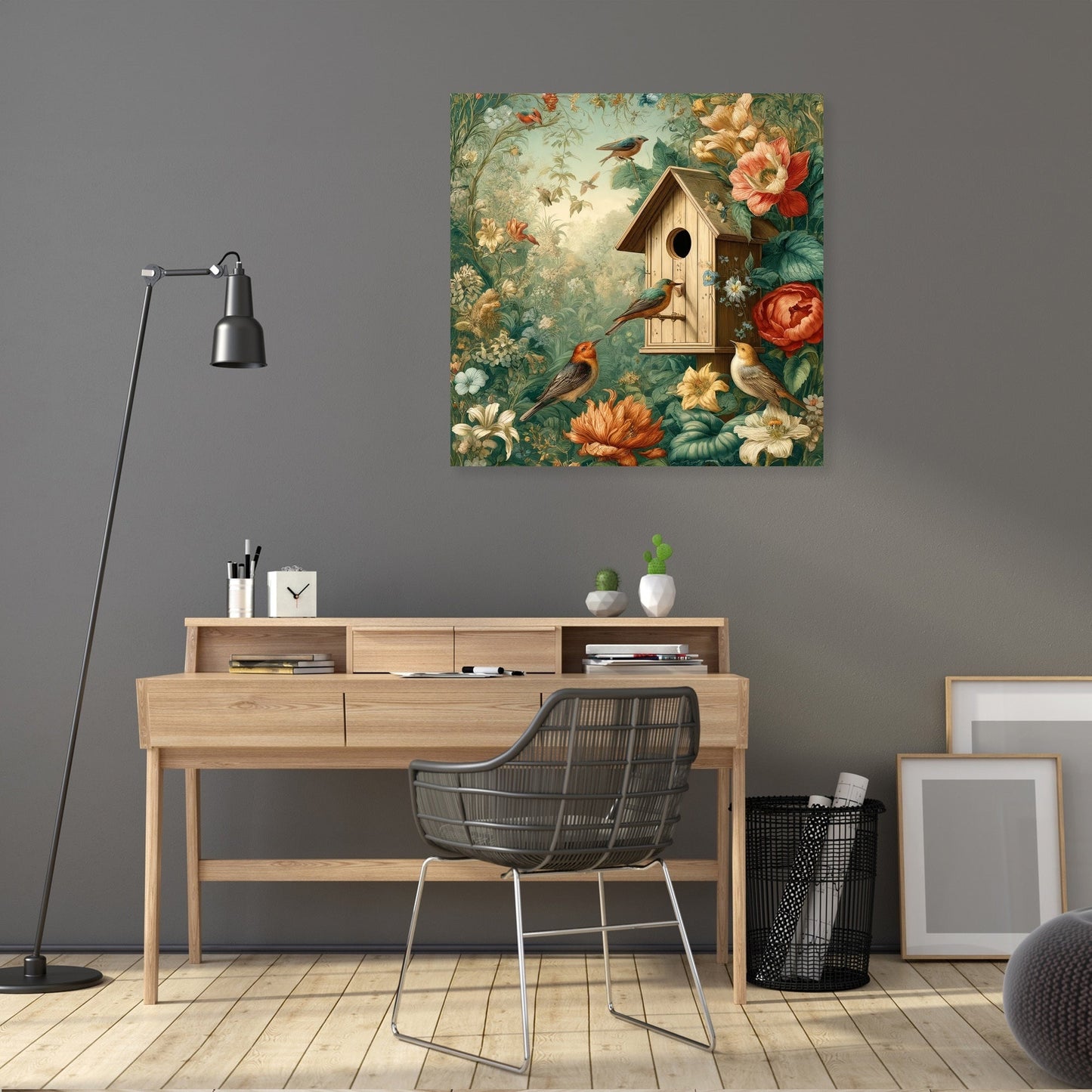 Springtime Nest Haven Canvas