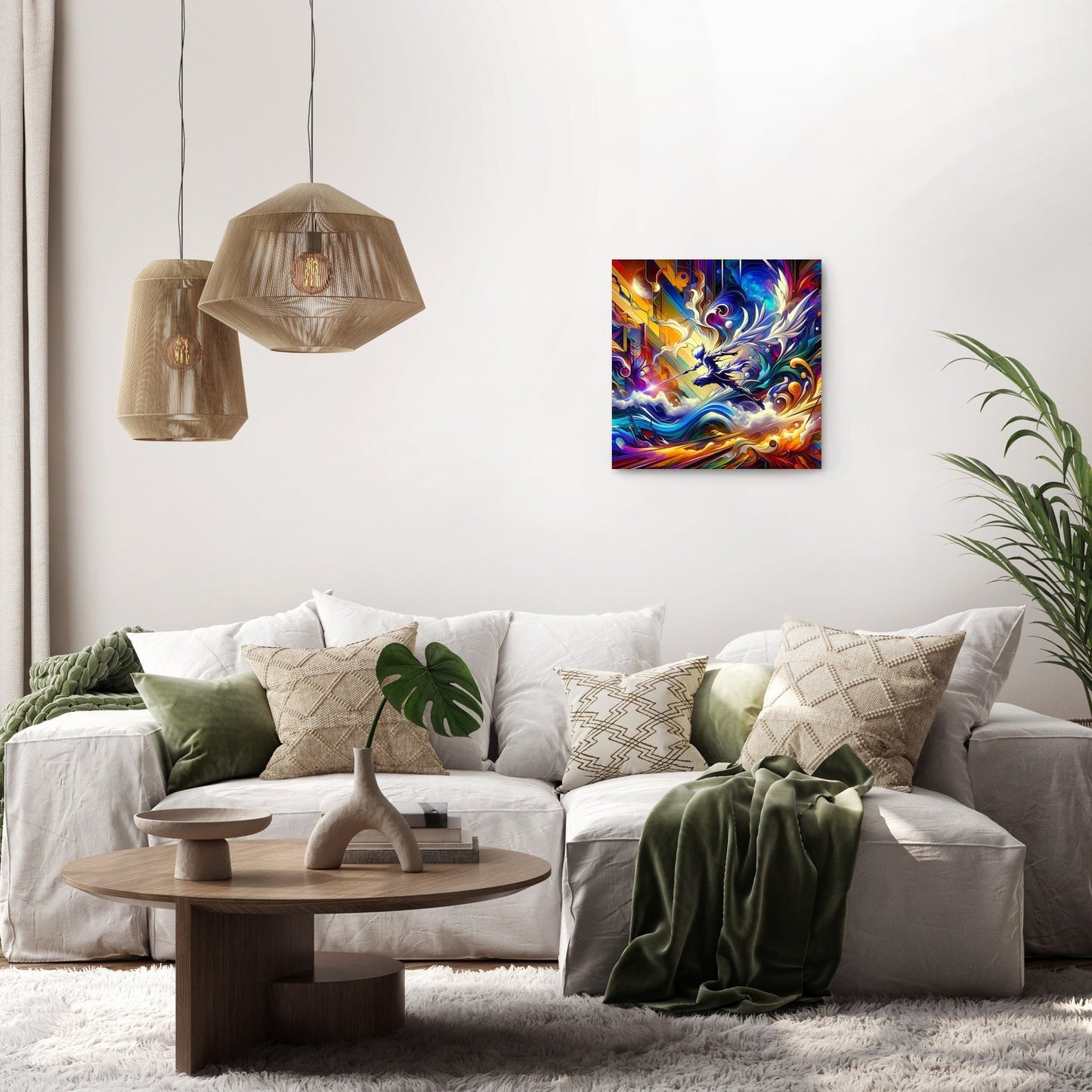 Parallel Odyssey: Abstract Fusion Canvas