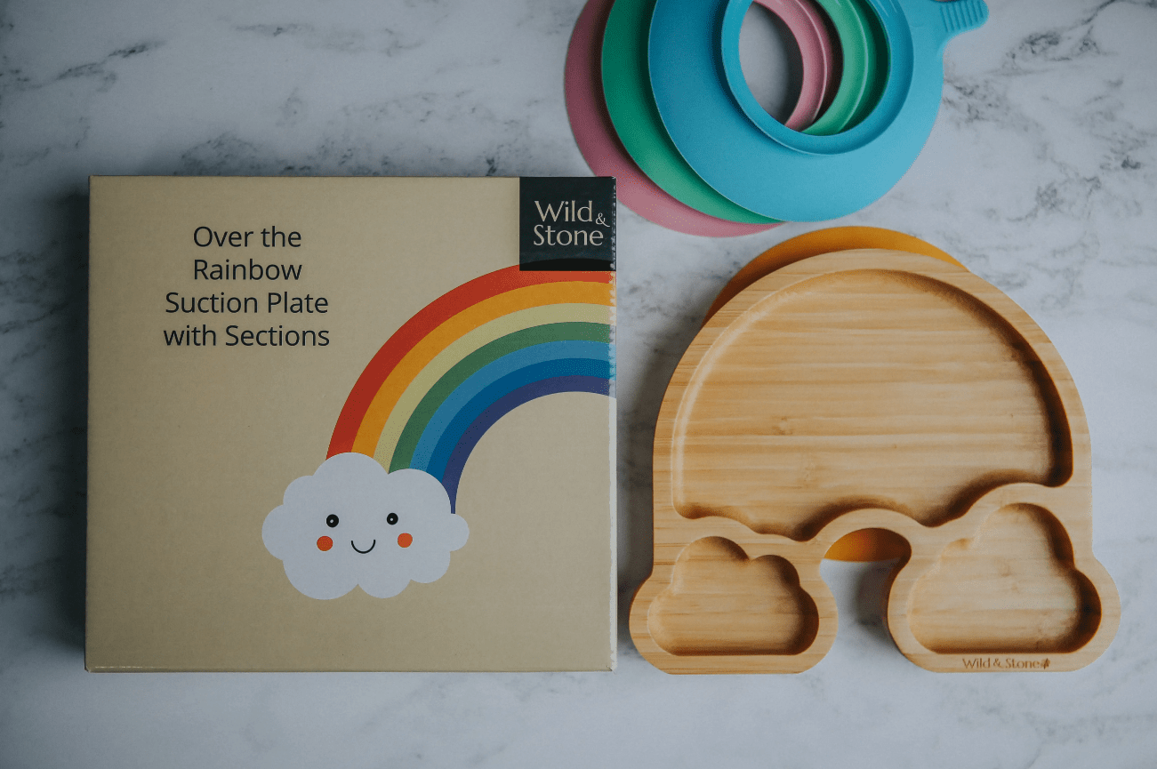 Baby Bamboo Weaning Suction Plate