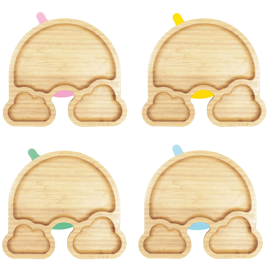 Baby Bamboo Weaning Suction Plate