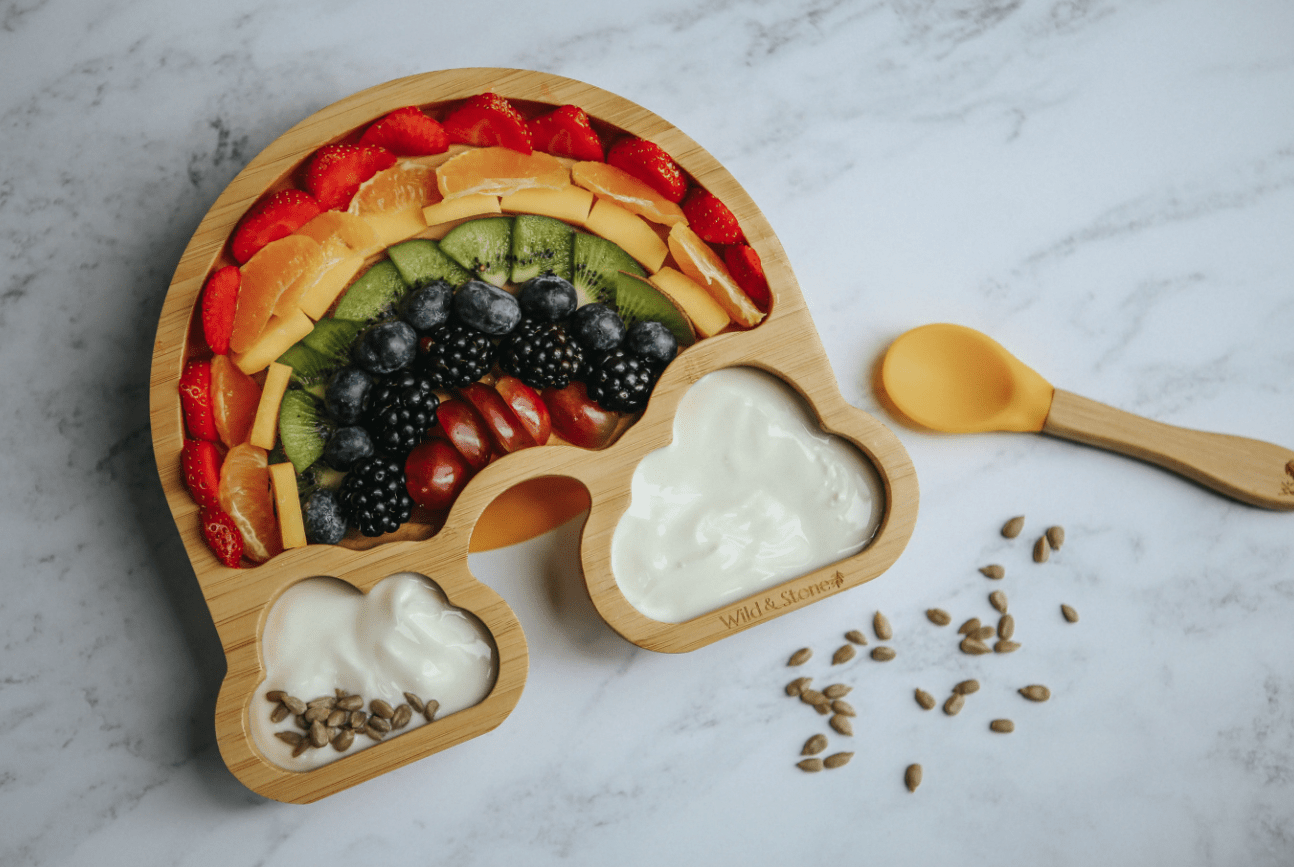 Baby Bamboo Weaning Suction Plate