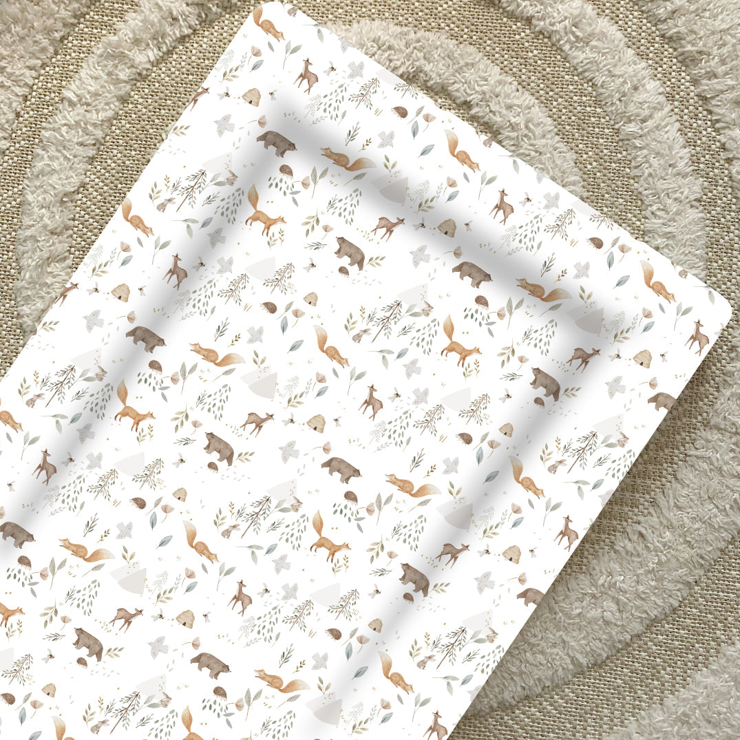 Standard Changing Mat - Woodland Animals Print