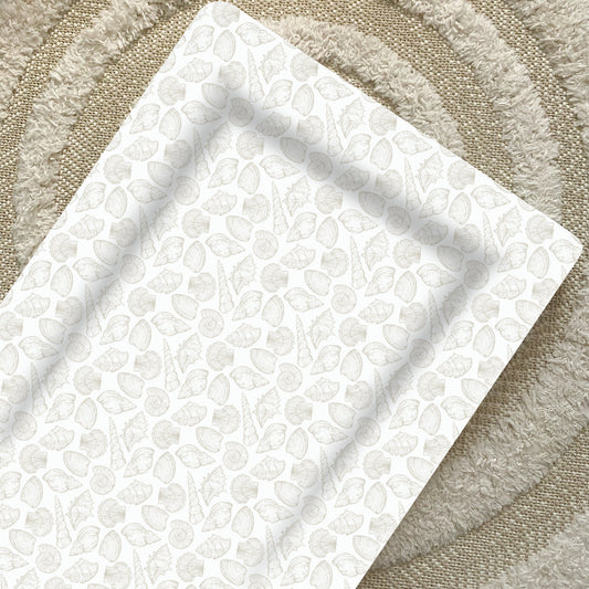 Standard Changing Mat - Seashell Print
