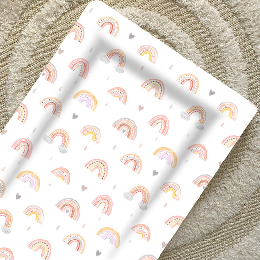Standard Changing Mat - Beau Rainbow Print