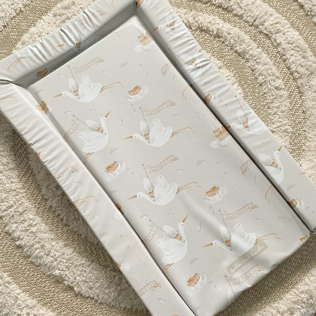 Standard Changing Mat - Welcome Baby Unisex Print