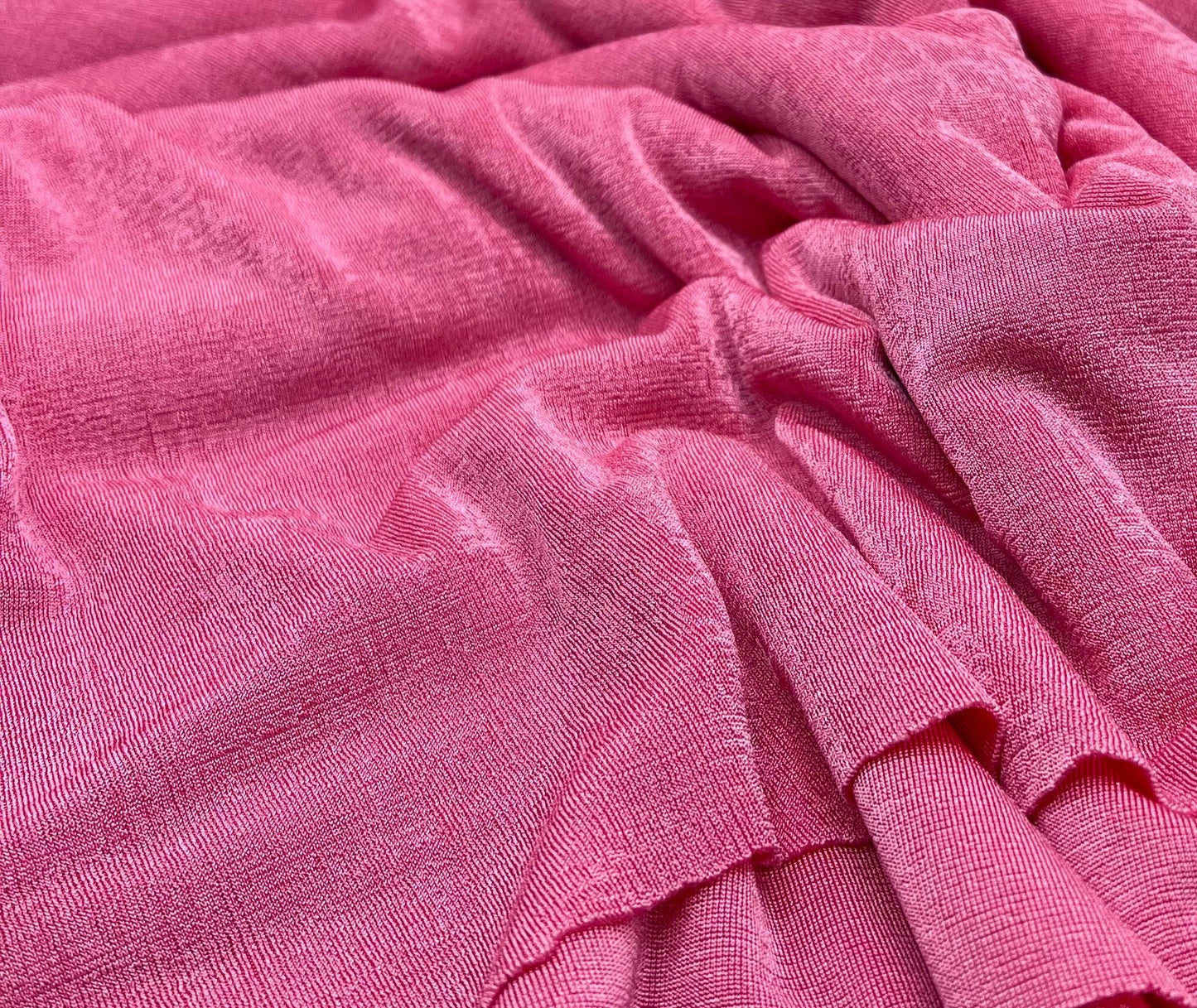 Baby Pink Acetate Slinky 4 Way Stretch Fabric