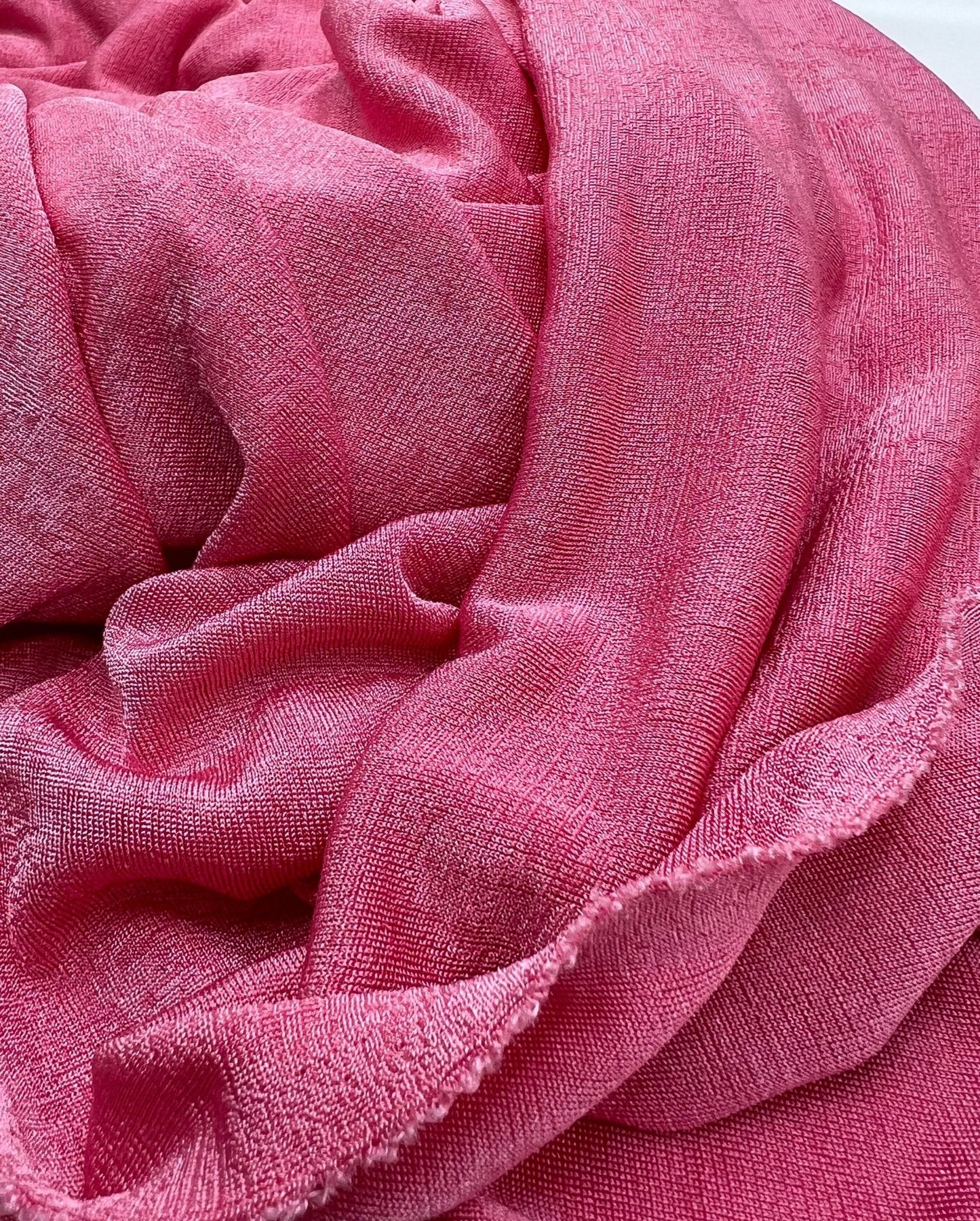 Baby Pink Acetate Slinky 4 Way Stretch Fabric