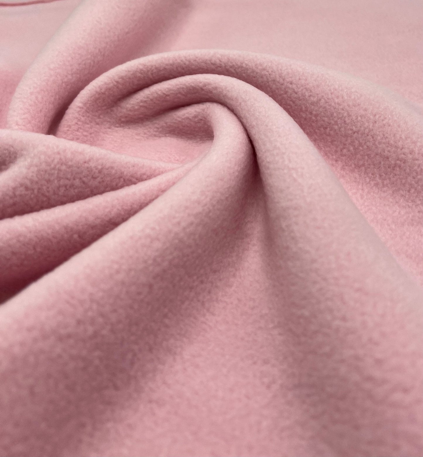 Baby Pink Plain Anti-Pil Polar Fleece Fabric Blanket Loungewear