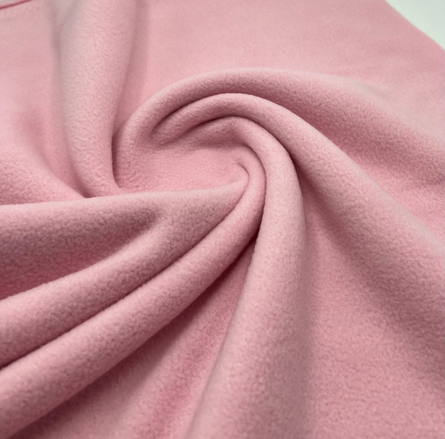 Baby Pink Plain Anti-Pil Polar Fleece Fabric Blanket Loungewear