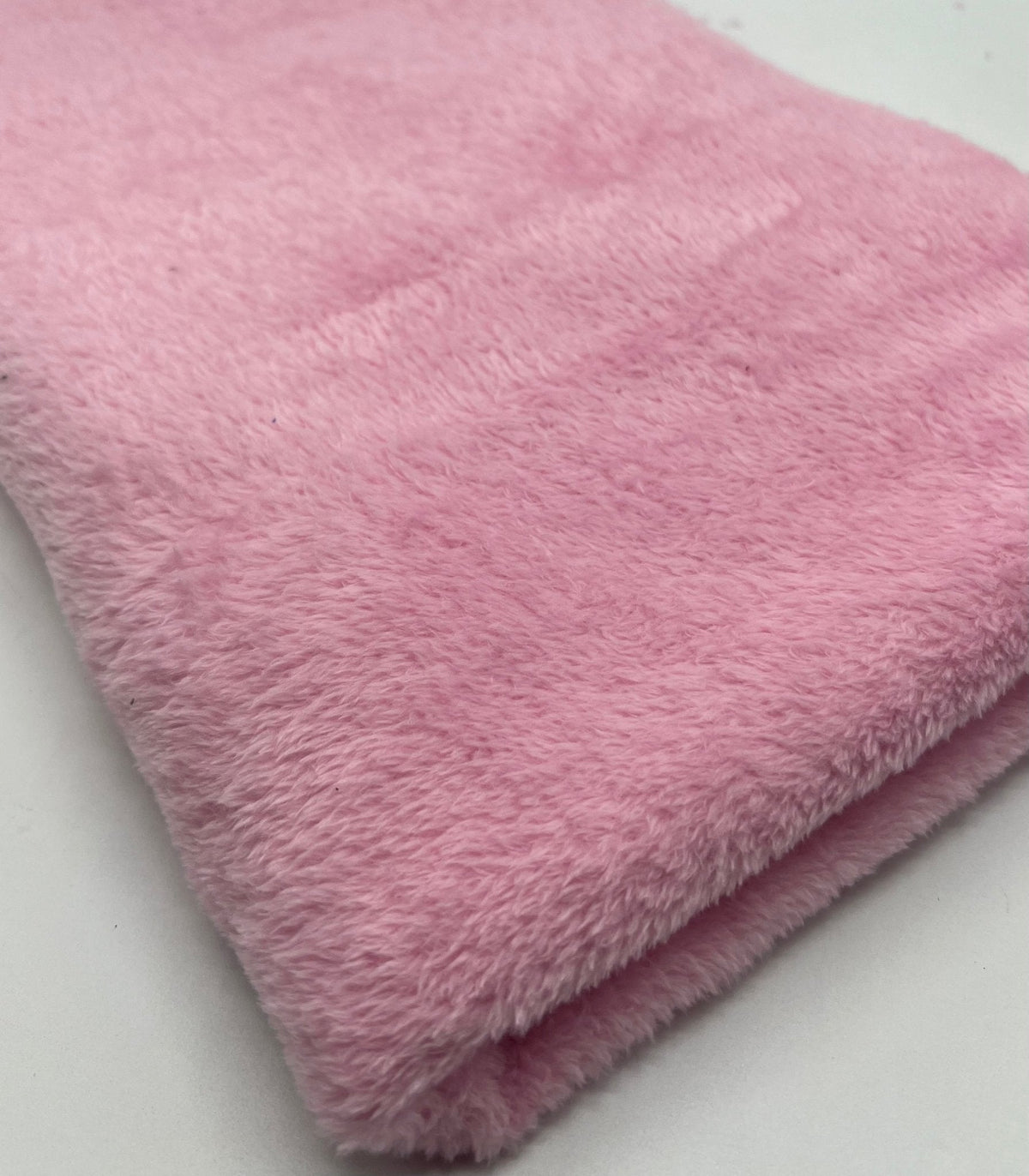 Baby Pink Super Soft Plain Cuddle Fleece Fabric Blanket Loungewear