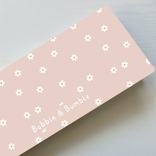 Travel Changing Mat - Pink Daisy