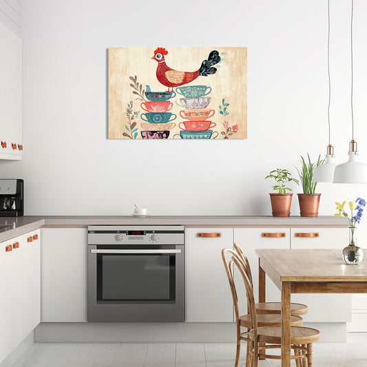 Teacup Hen Canvas