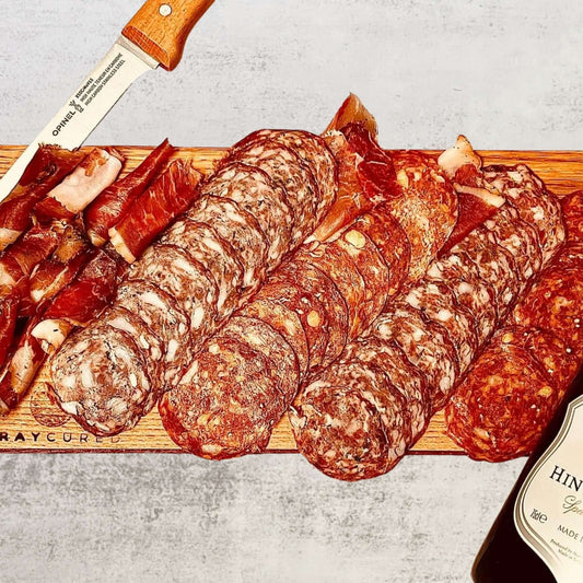 Bacchus Brut & Trio of British Charcuterie