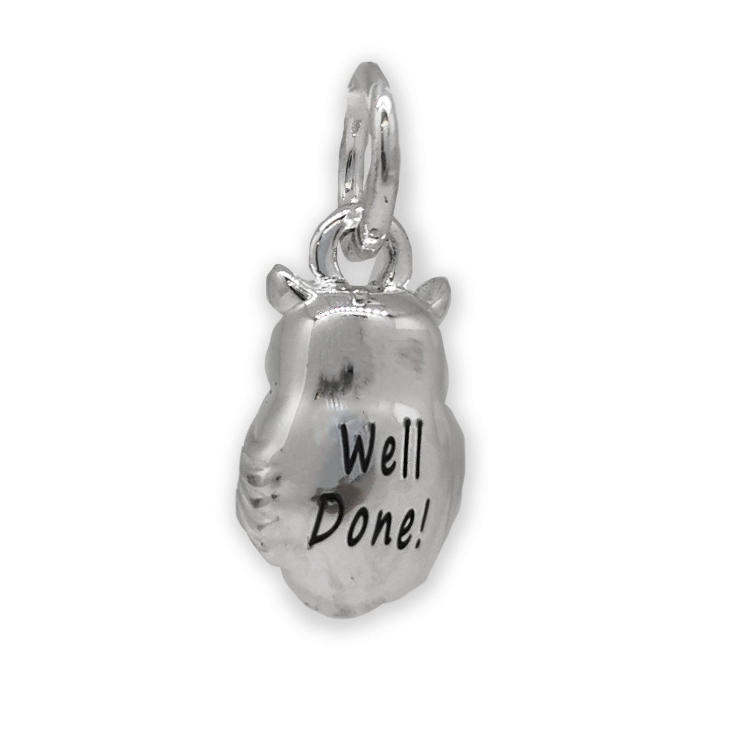 Owl Personalised Silver Charm