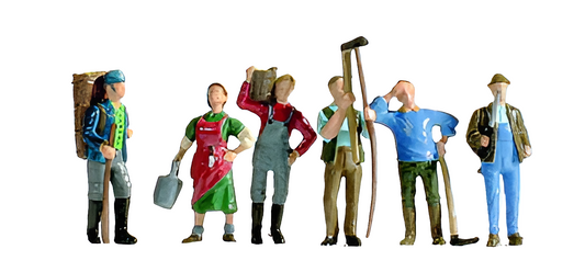 Wine Grower Terrarium Figures Set 15614