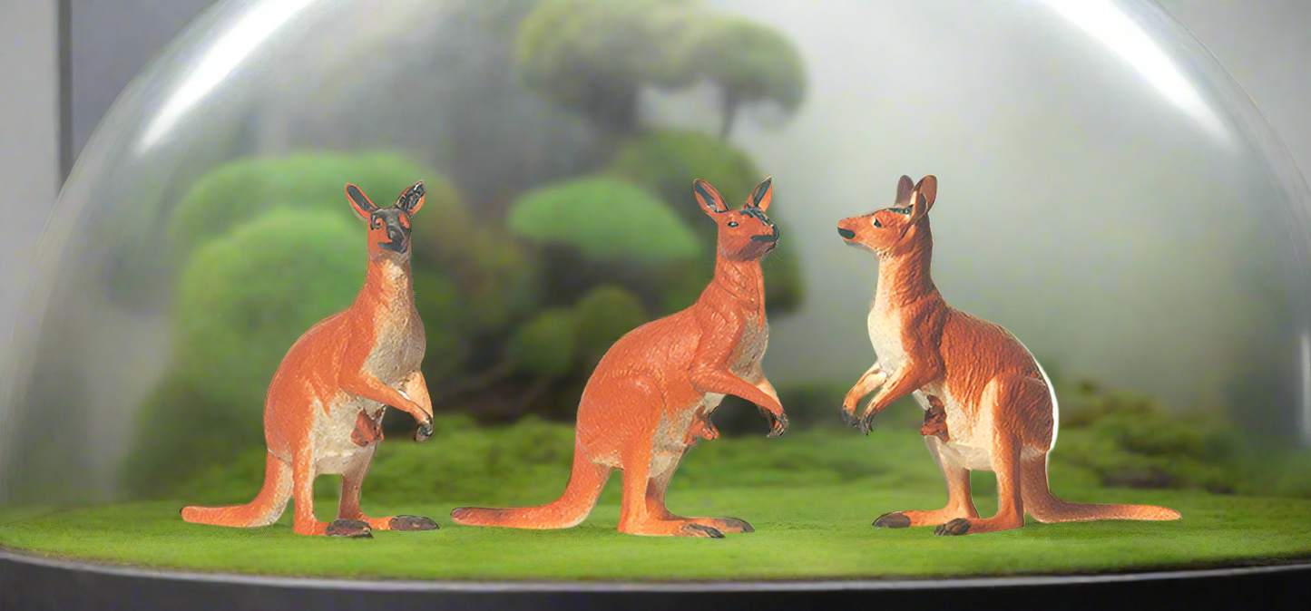 Circus Kangaroos Terrarium Figures 20392
