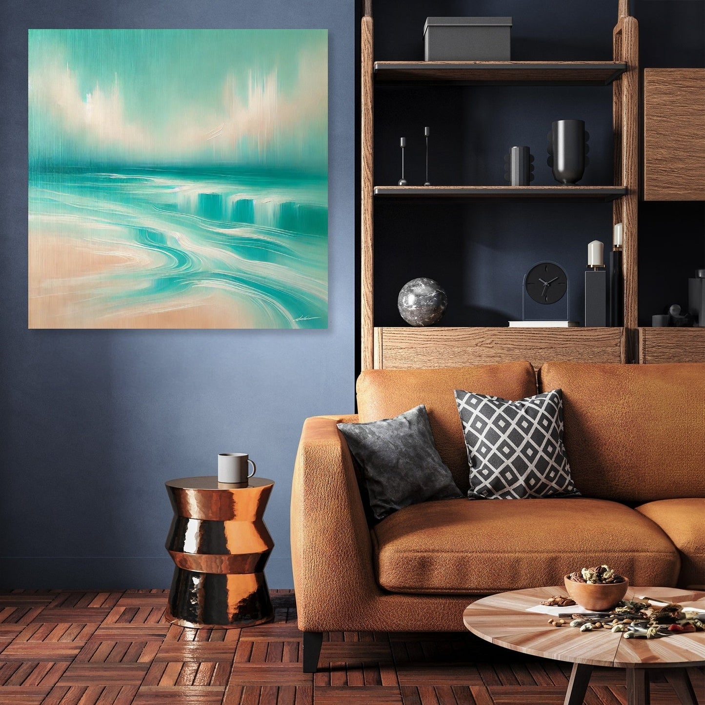 Tranquil Turquoise Beach Canvas