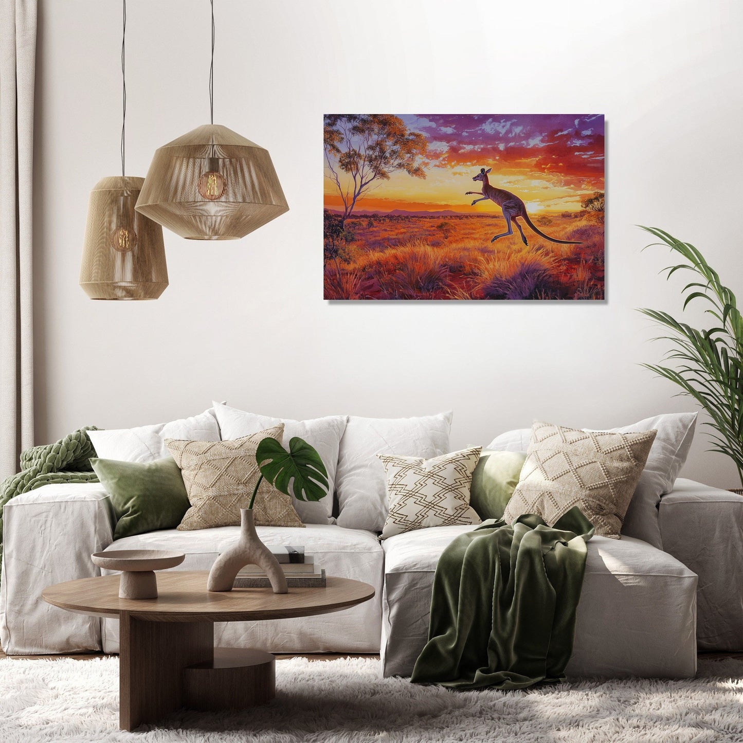 Outback Sunset Canvas
