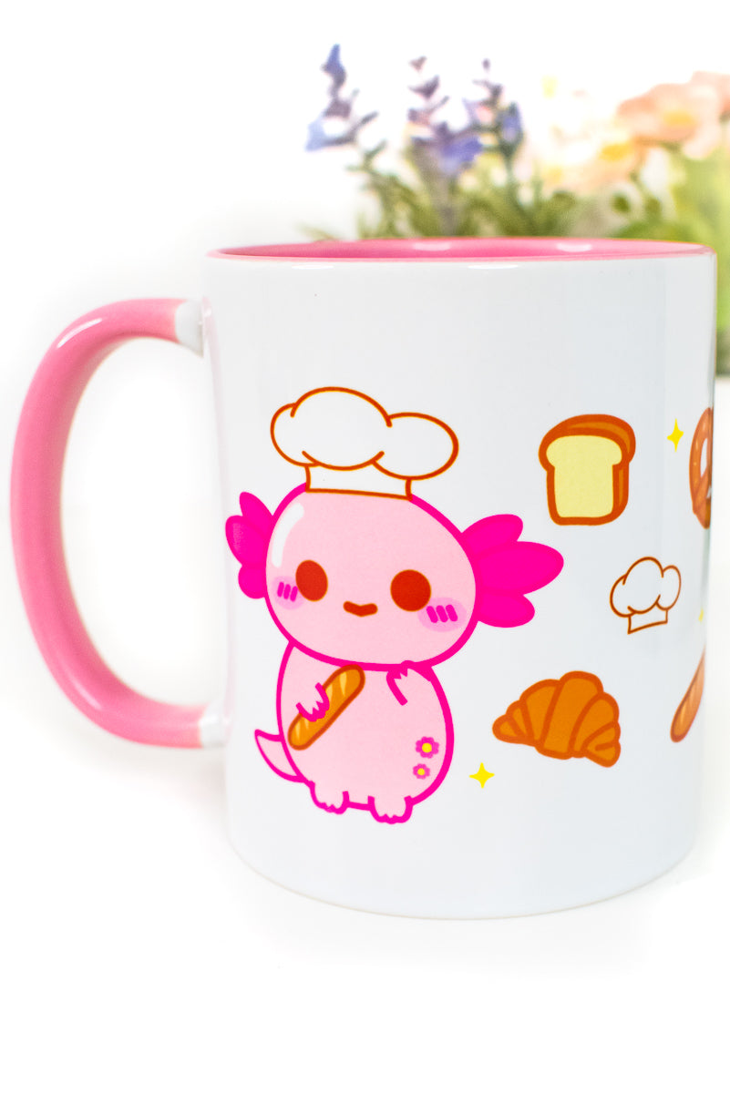 Baker Xoxi The Axolotl Pink Mug