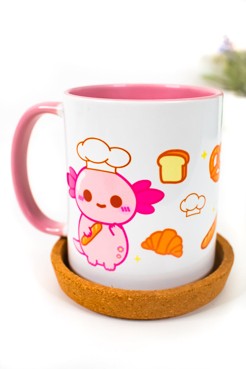 Baker Xoxi The Axolotl Pink Mug