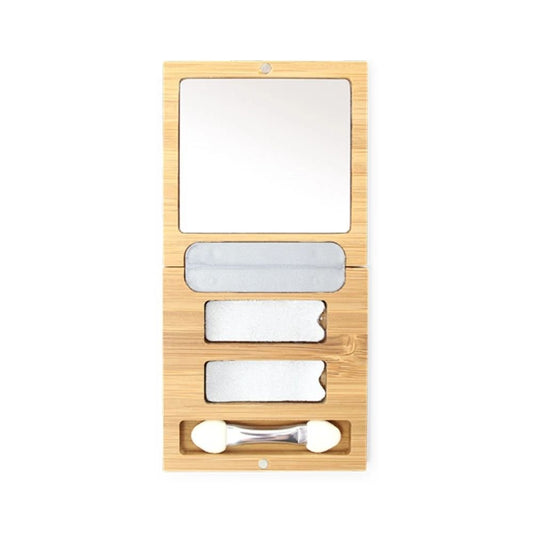 Bamboo Duo Eyeshadow Palette | Empty Refillable Makeup Compact