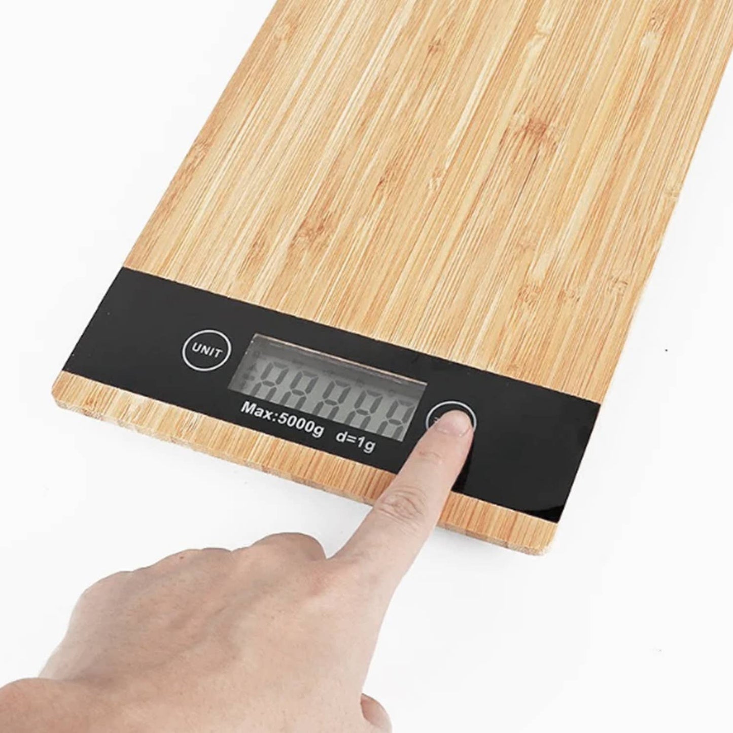 Bamboo Kitchen Scale – 8kg Capacity