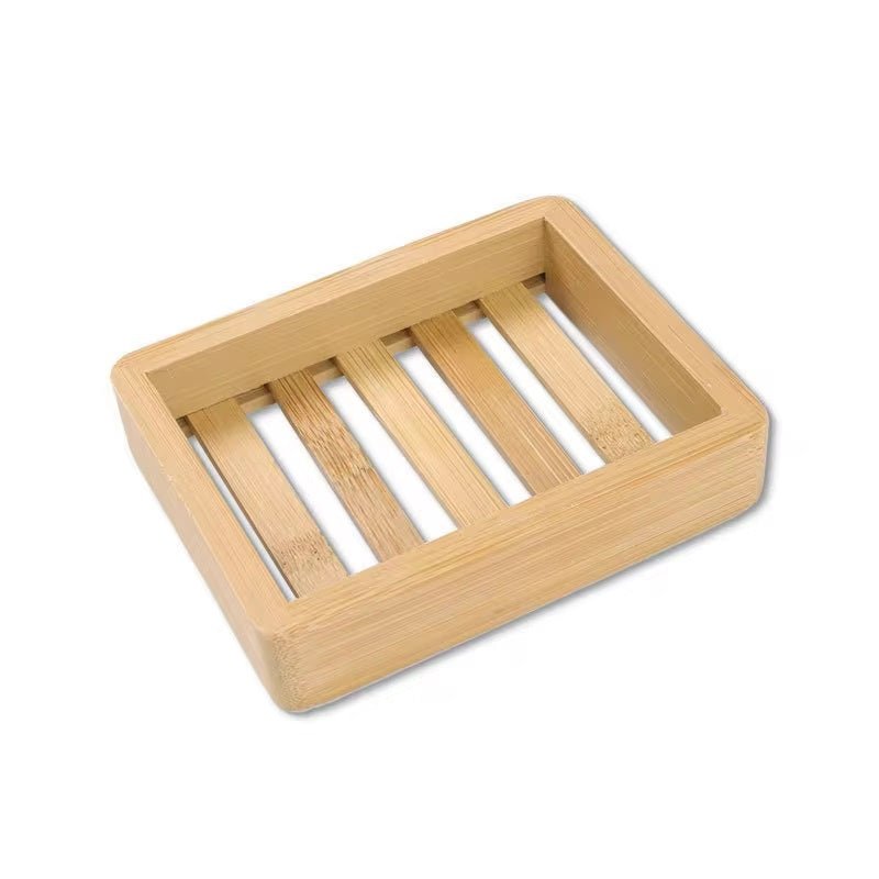 Bamboo Wooden Soap Tray, Raft Shape Tray For Soap Bars