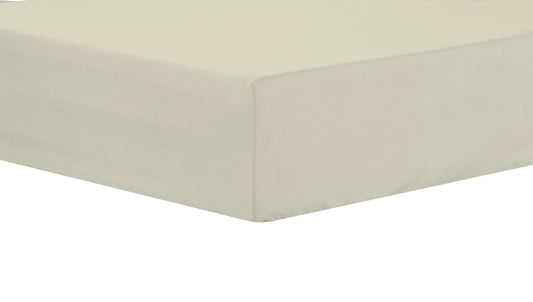 Basics Super Soft Durable Fitted Sheet High-Quality Indus Valley Cotton Linen Elasticated for Perfect Fit Multiple Sizes and Colours OEKO-TEX Certified Bedding by OLIVIA ROCCO