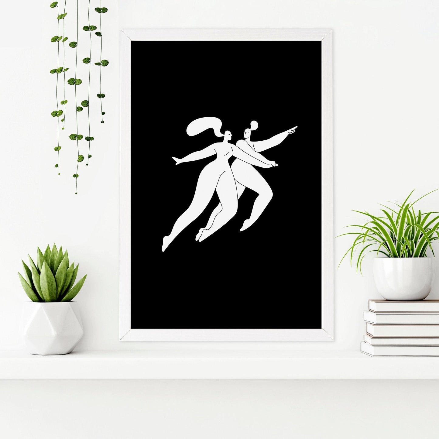 Bathroom Wall Hanging Art | Set of 3 Boho Women Wall art Prints