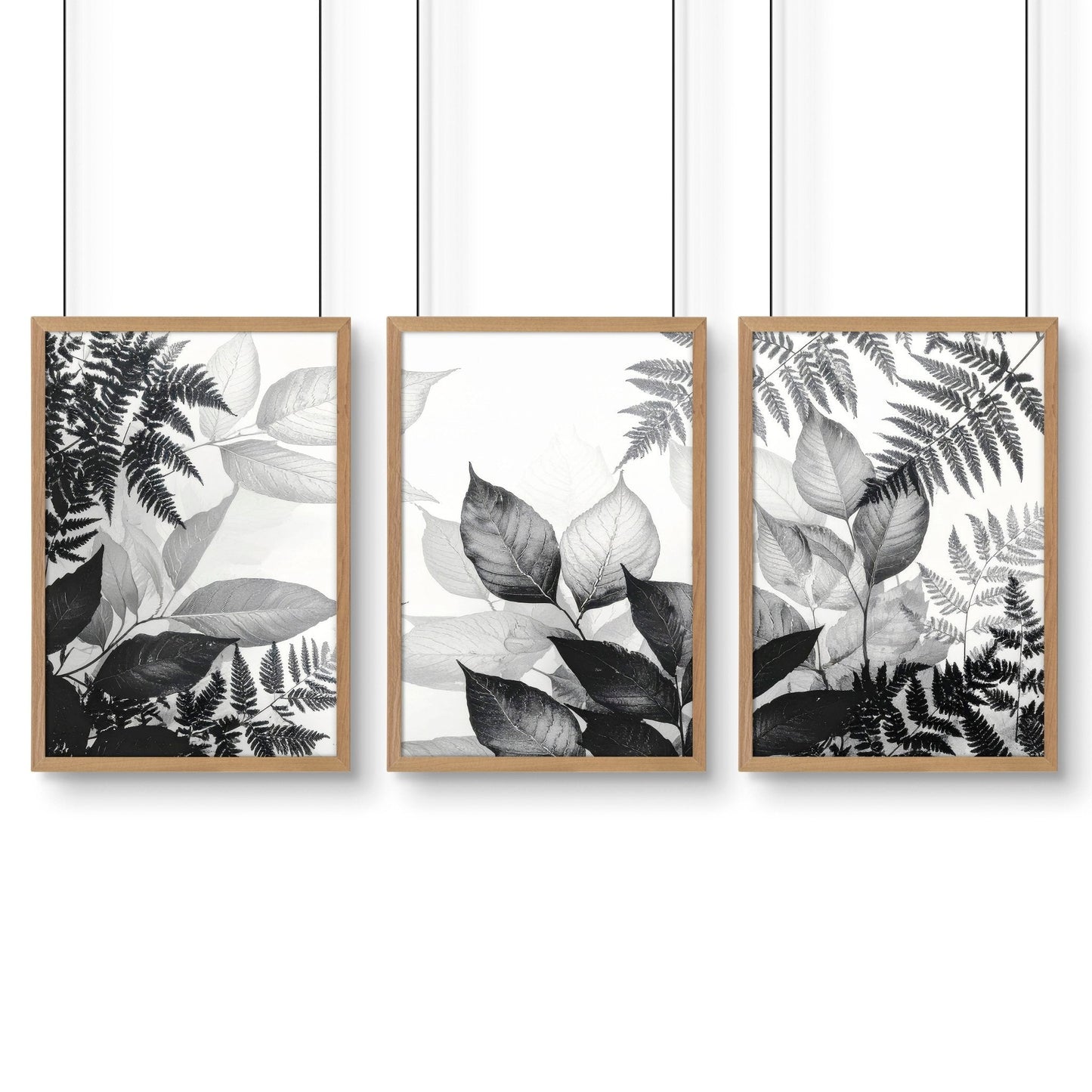 Bathroom Wall Prints | Set of 3 Botanical Wall art Prints