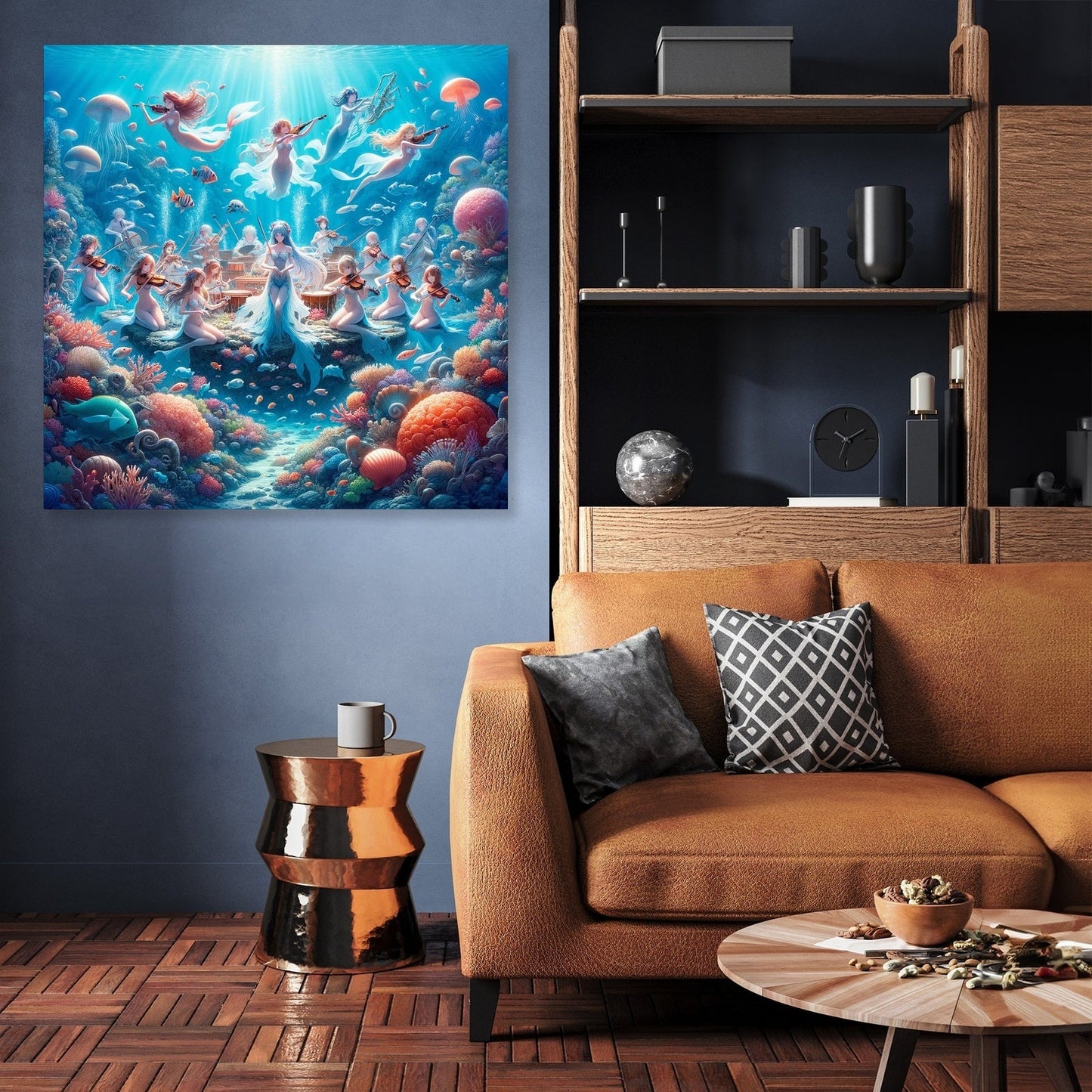 Coral Symphony Canvas
