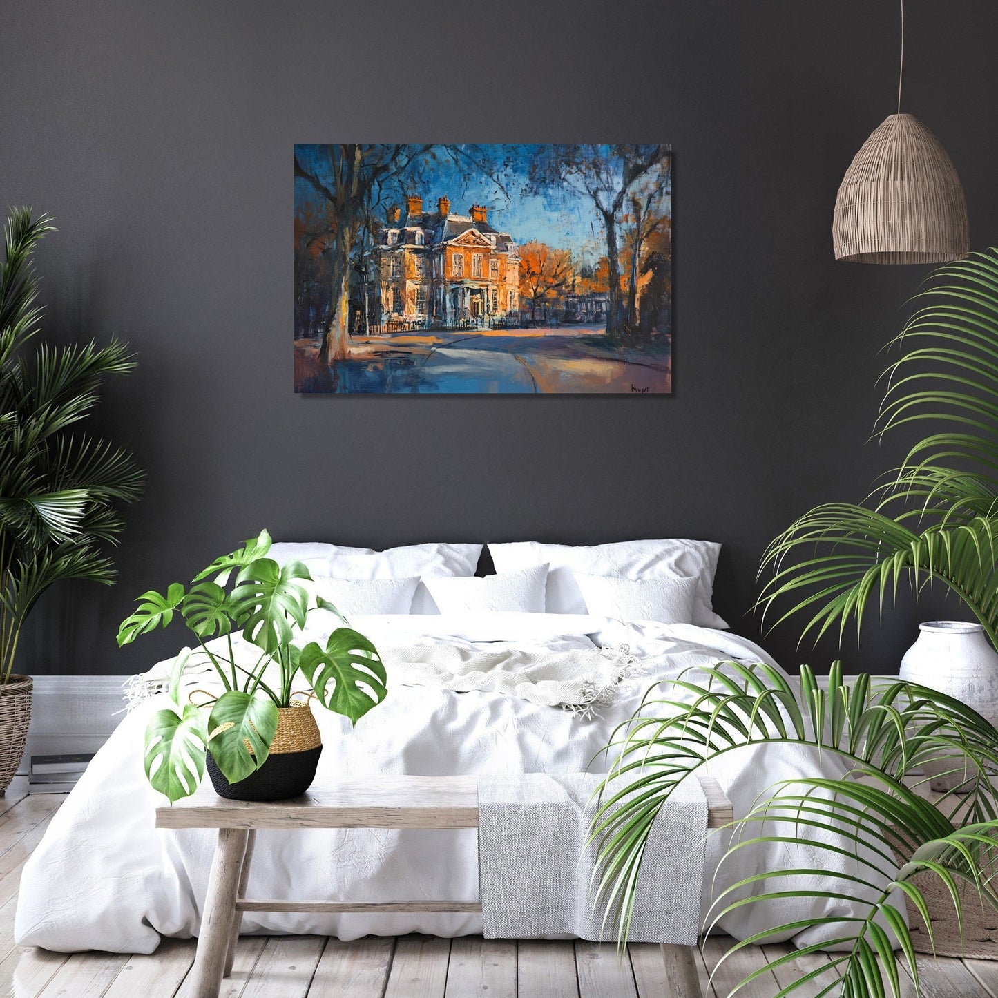 Southampton's Mansion Canvas