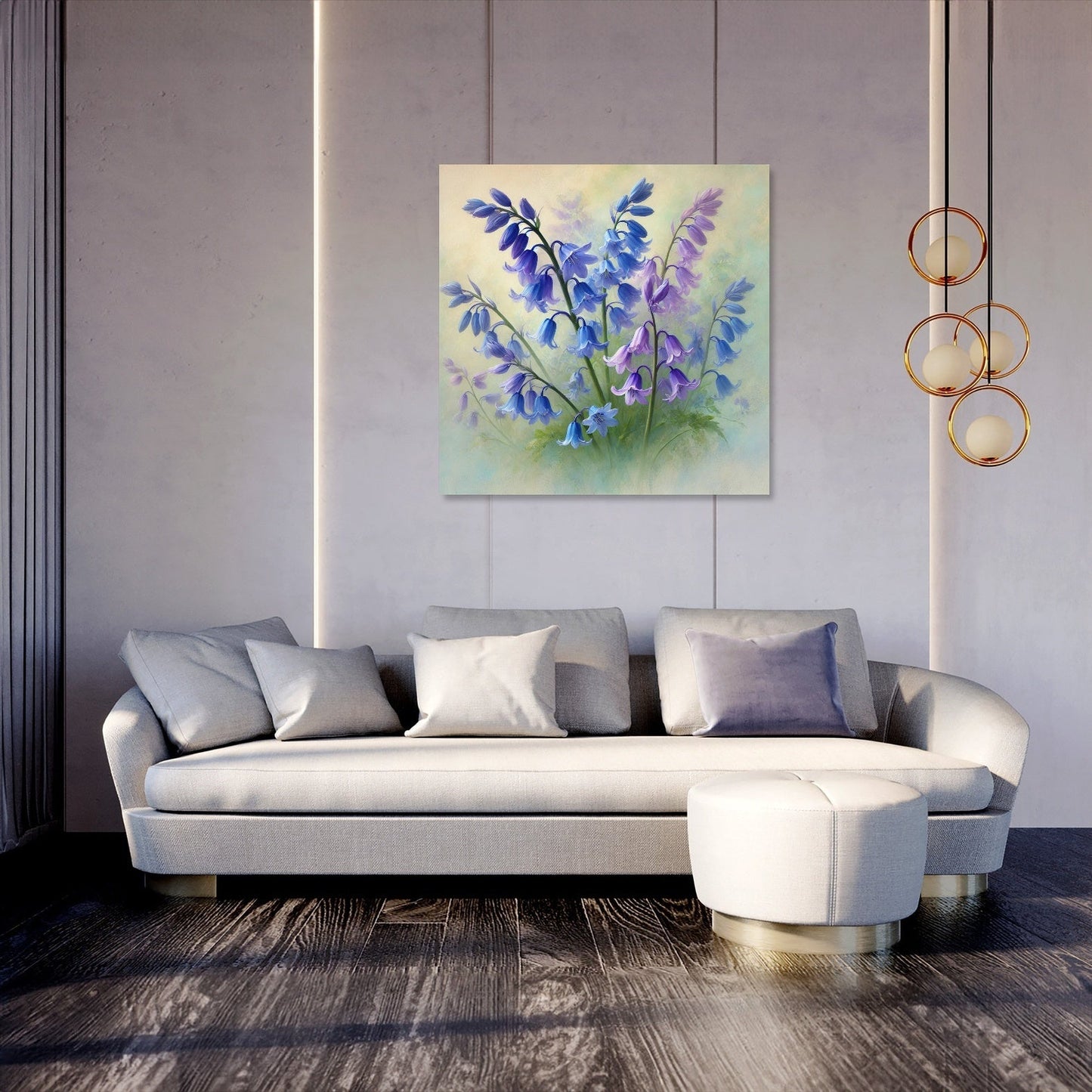 Whispering Bluebells Canvas