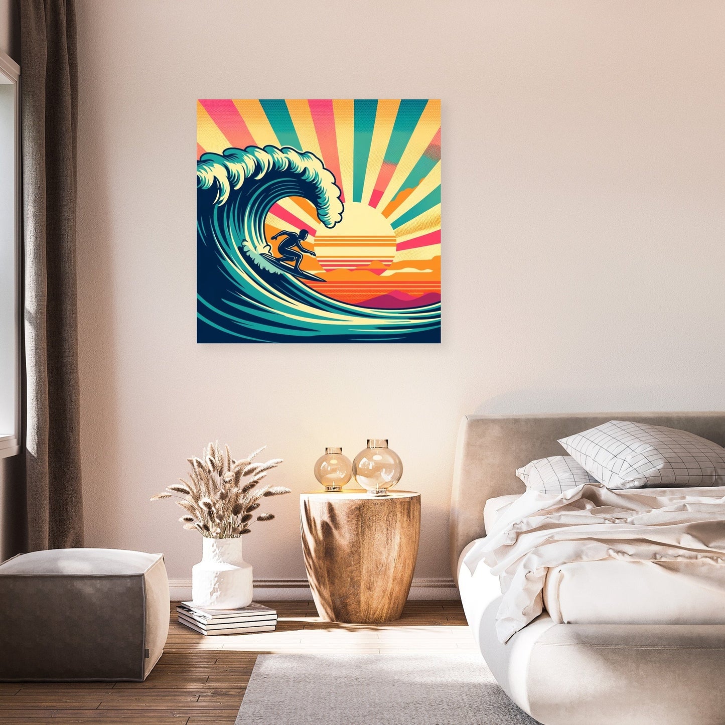 Sunset Surf Spectacle Canvas