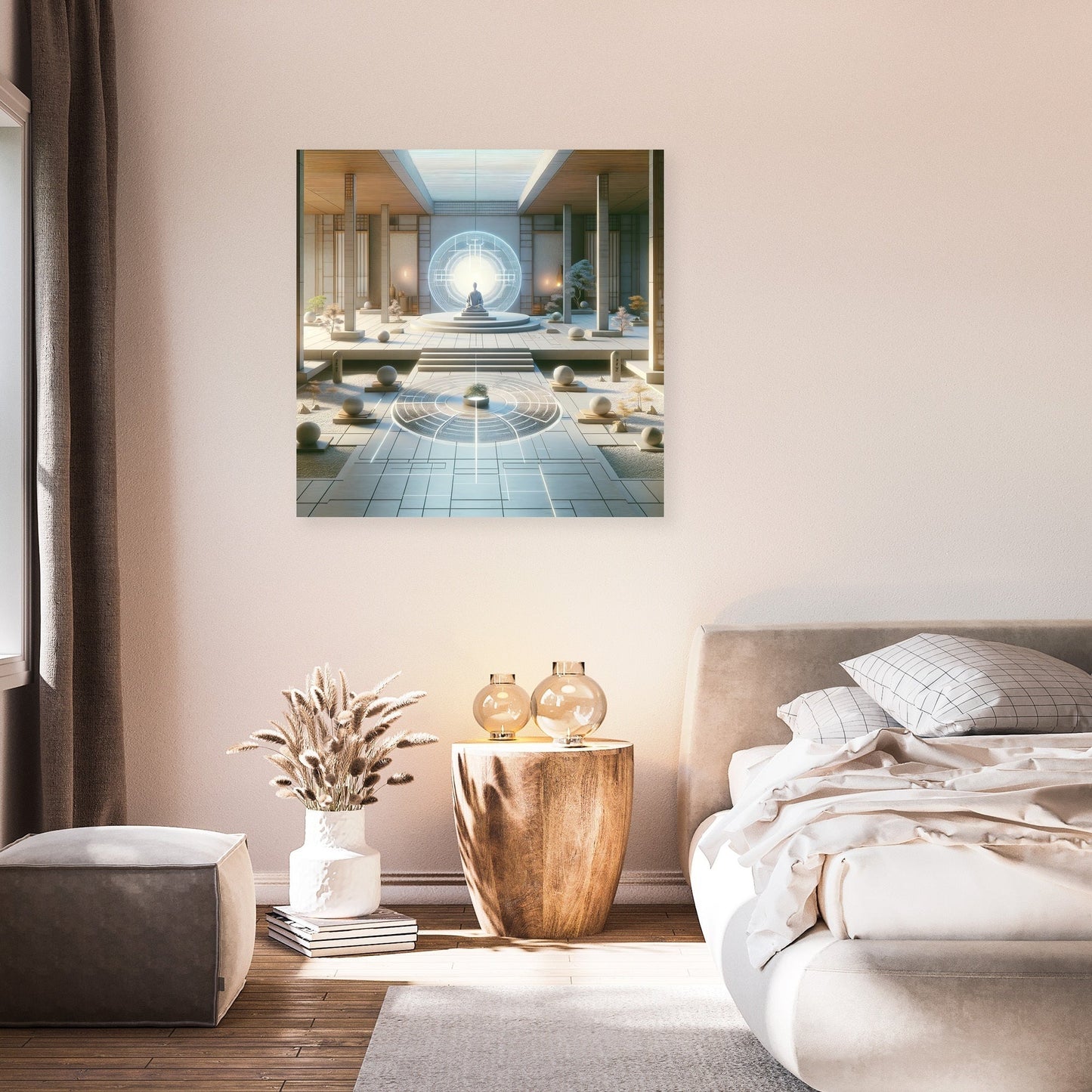 Serene Digital Zen Canvas
