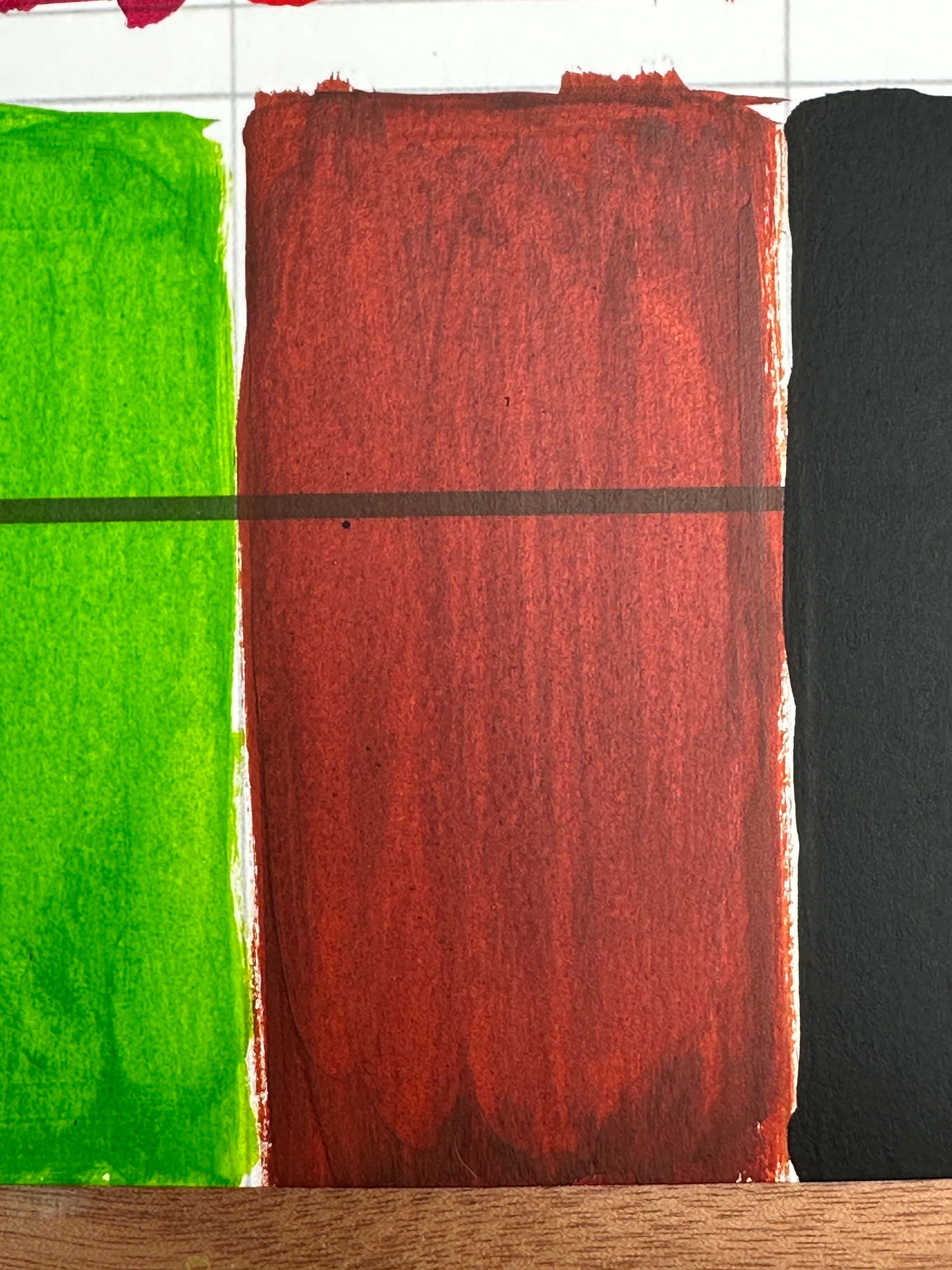 Transparent Red Oxide Acrylic Ink