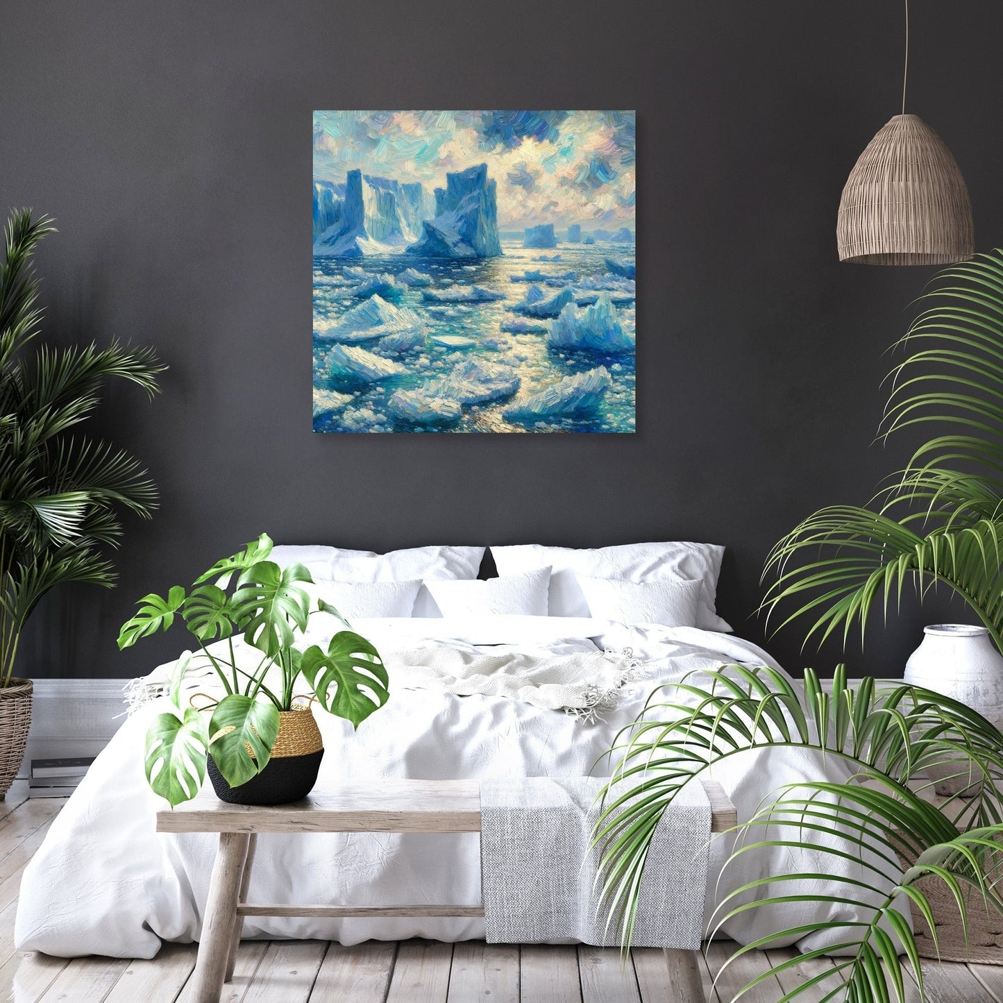 Frozen Ocean Canvas