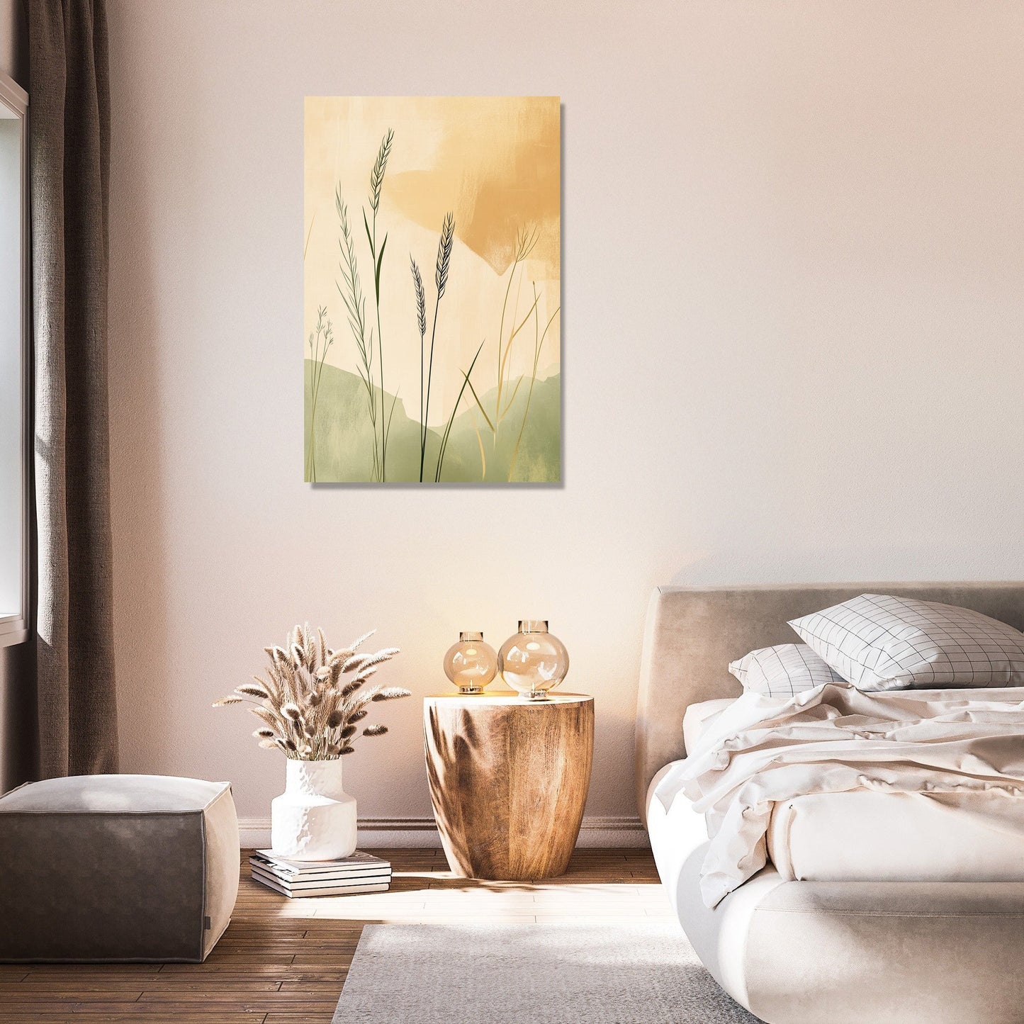 Golden Grasslands Canvas