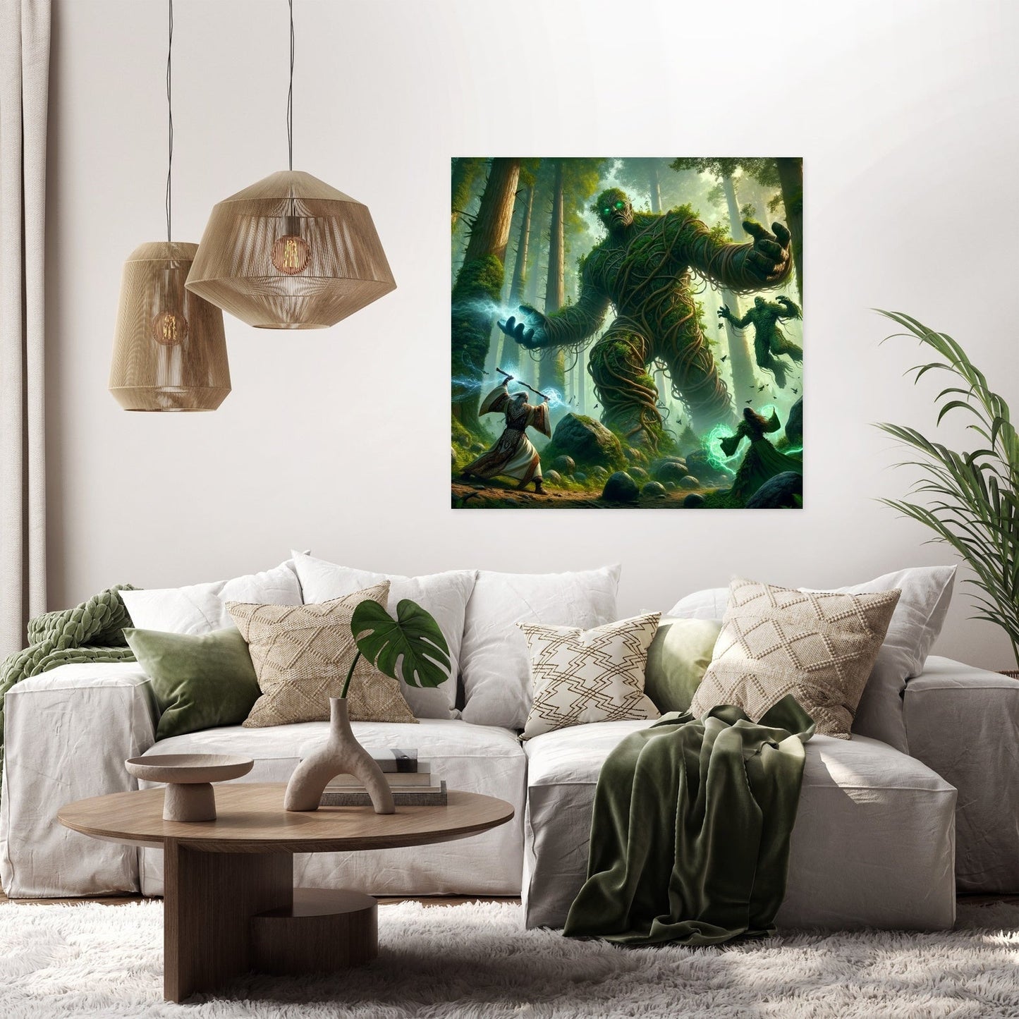 Forest Guardians' Standoff Canvas