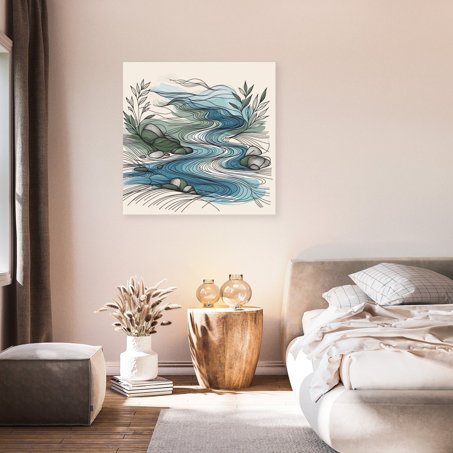 Flowing River Canvas