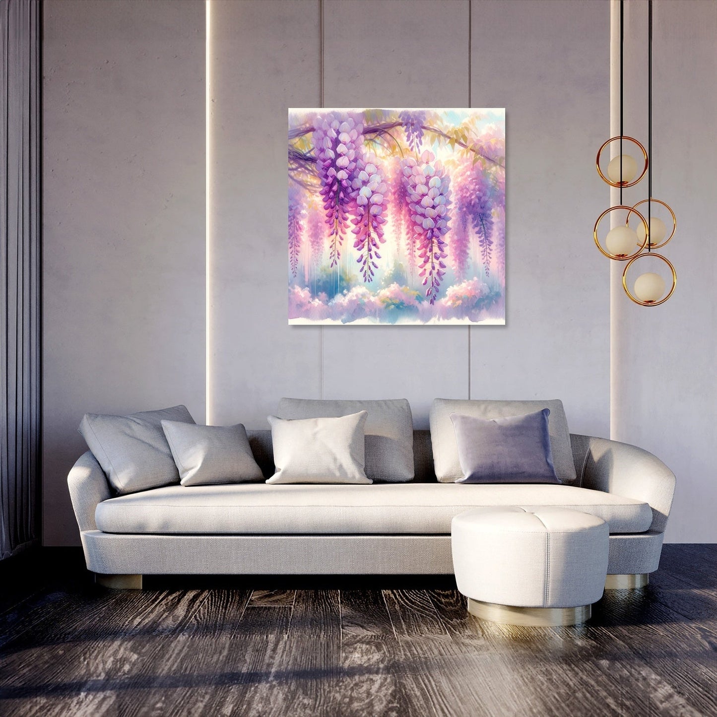 Wisteria Garden Canvas