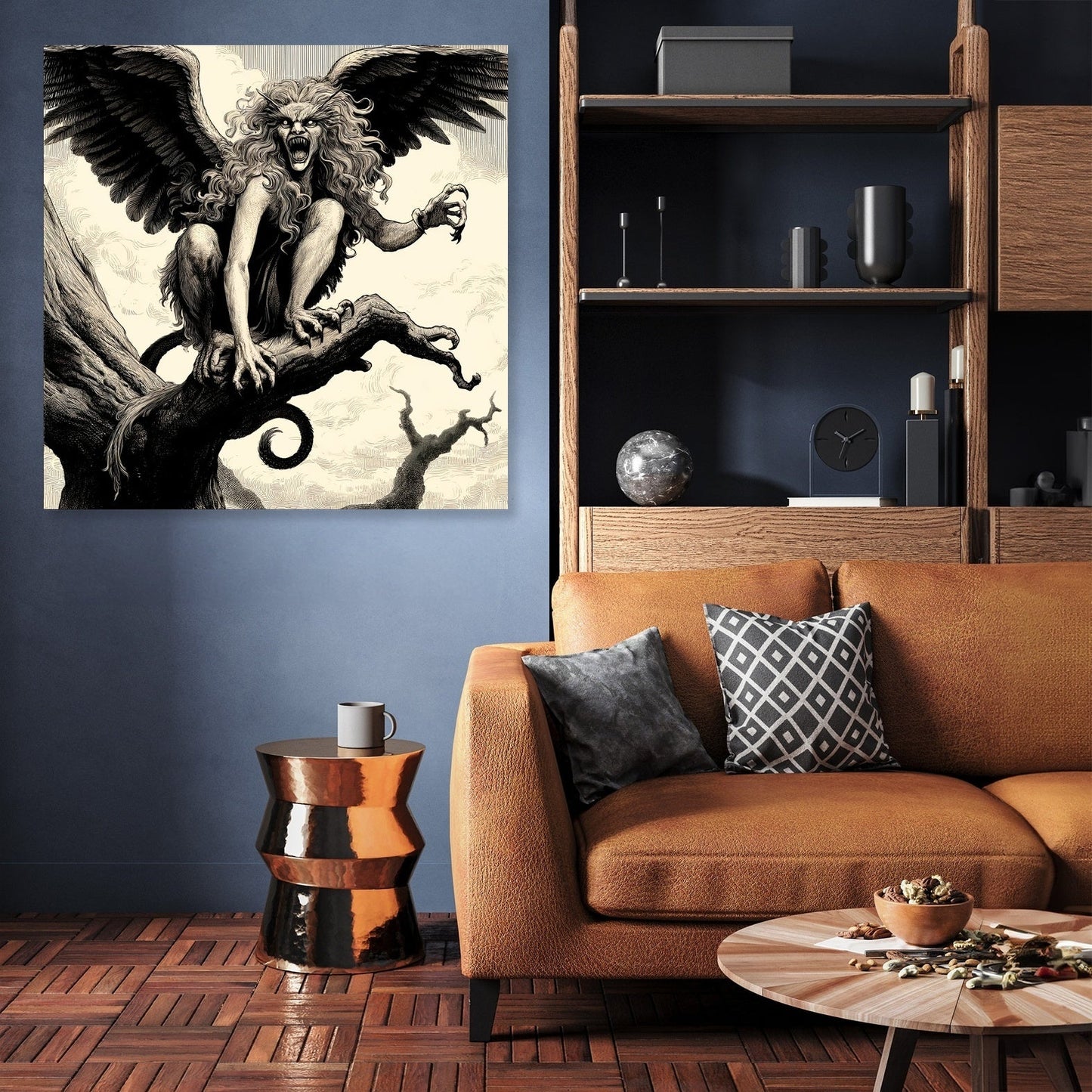 Storm Perch Harpie Canvas