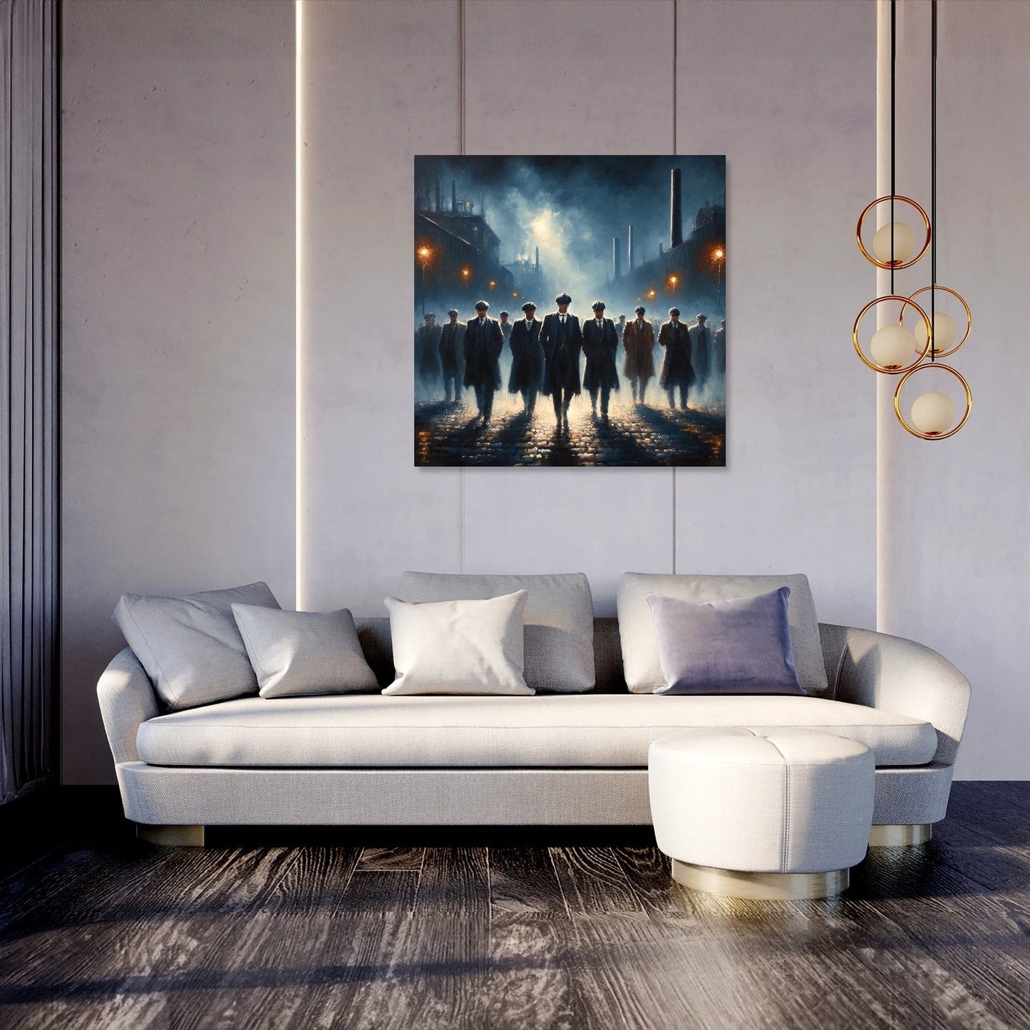 Moonlit Walk Canvas